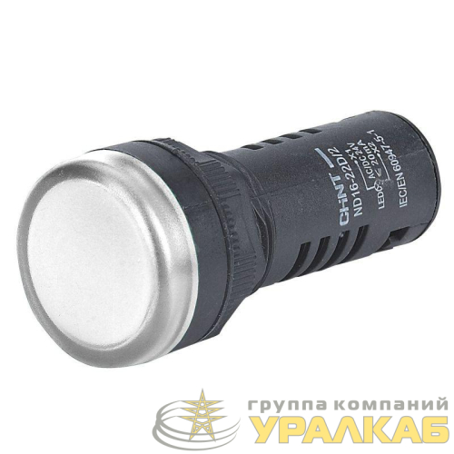 Индикатор ND16-22D/2 бел. AC/DC 230В (R) CHINT 