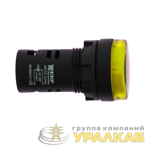 Матрица светодиодная AD16-22HS желт. EKF 