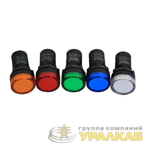Лампа AD22DS(LED) матрица 22мм 230В крас. КЭАЗ 
