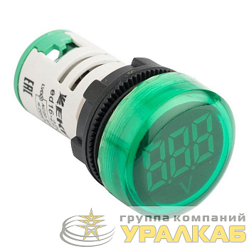Индикатор значения напряжения ED16-22VD зел. PROxima EKF 