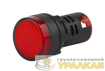 Лампа AD22DS(LED) матрица d22мм 230В красн. ЭРА 