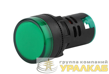 Лампа AD22DS(LED) матрица 22мм зел. 230В BLS10-ADDS-230-K06E ЭРА 