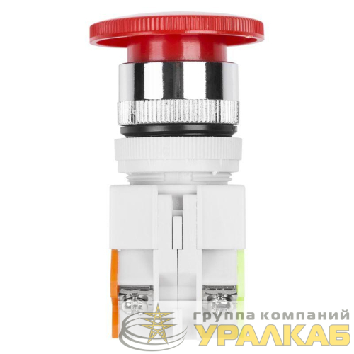 Выключатель-кнопка 10А d22 аварийная остановка красн. Rexant 