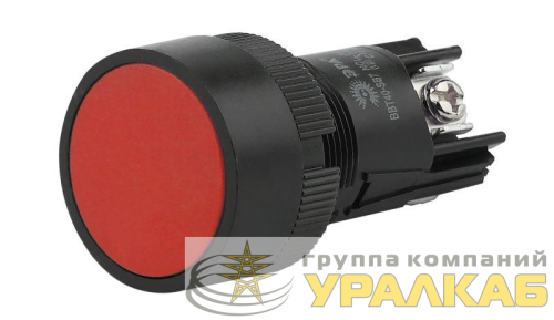 Кнопка SB-7 Стоп красн. 1з+1р d22мм/240В BBT40-SB7-K04E ЭРА 