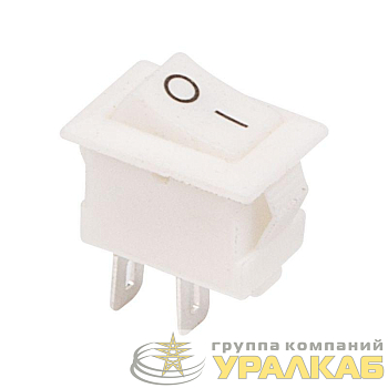 Выключатель клавишный 250В 3А (2с) ON-OFF бел. Micro (RWB-101) Rexant 