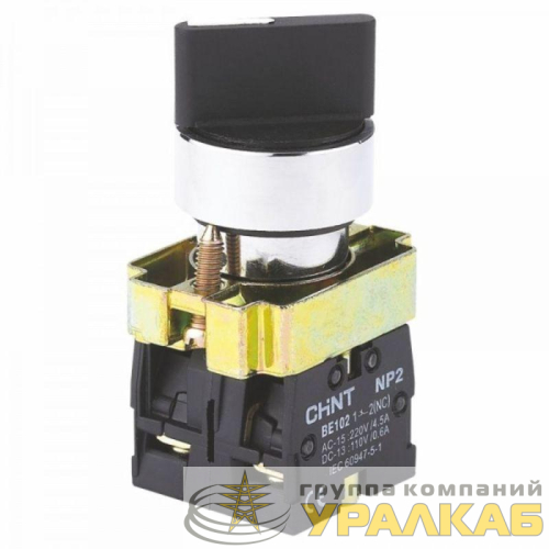 Переключатель NP2-BD33 3 полож. с фиксацией 2НО IP40 CHINT 