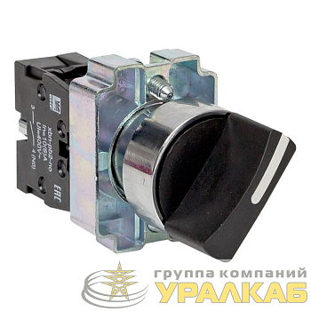 Переключатель BD21 2P короткая ручка NO EKF 