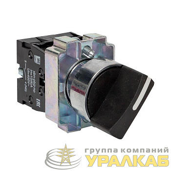 Переключатель BD33 3P короткая ручка 2NO EKF 