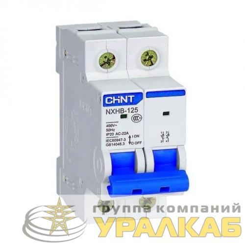 Выключатель нагрузки 2п 63А NXHB-125 (R) CHINT 