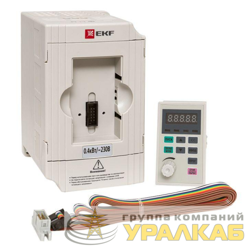 Преобразователь частоты 0.4/0.75кВт 1х230В VECTOR-100 PROxima EKF 