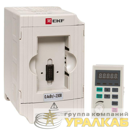Преобразователь частоты 0.4/0.75кВт 1х230В VECTOR-100 PROxima EKF 