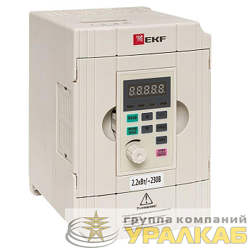 Преобразователь частоты 2.2/4кВт 1х230В VECTOR-100 PROxima EKF 