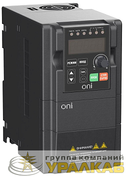 Преобразователь частоты A150 380В 3ф 1.5кВт 5А встроенный торм. модуль ONI 