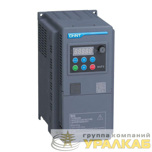 Преобразователь частоты NVF5-2.2/TS4-B 2.2кВт 380В 3ф общий тип CHINT 