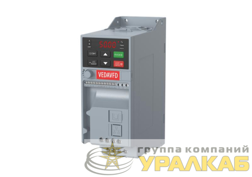 Преобразователь частоты VF-51-P2K2-0010-S2-E20-B-H вход. 220В выход. 2.2кВт выход. 10А VEDA 