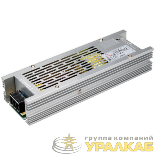 Блок питания HTS-200L-12 12В 16.7А 200Вт IP20 сетка 3 года Arlight 