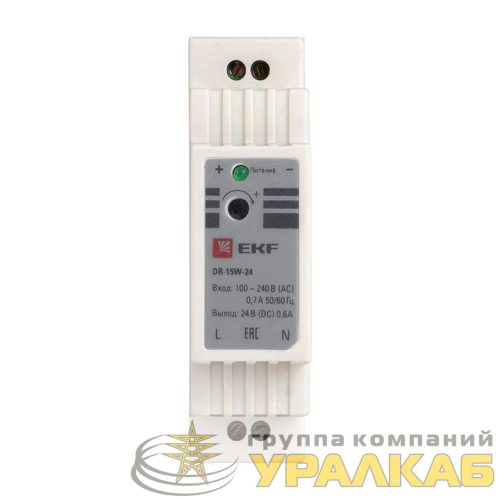 Блок питания 24В DR-15W-24 PROxima EKF 