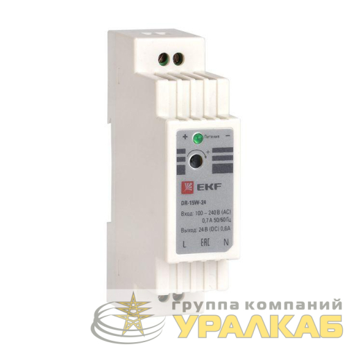 Блок питания 24В DR-15W-24 PROxima EKF 