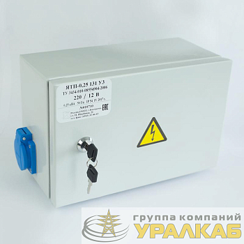 Ящик с понижающим трансформатором ЯТП 0.25 220/36В (3 авт. выкл.) IP54 Кострома 