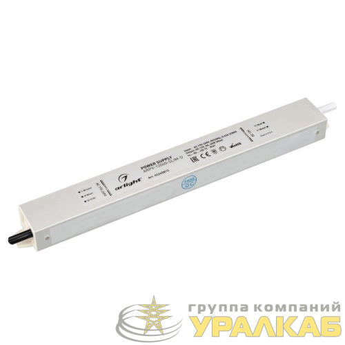 Блок питания ARPV-12060-SLIM-D 12В 5А 60Вт IP67 метал. Arlight 