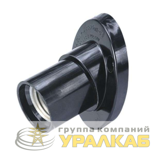 Патрон электрич. E27 настен. карболит. 4А 250В инд. упак. UNIVersal 