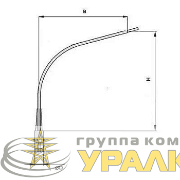 Кронштейн К1К-1.0-1.0-К110/48-0.048-ц Пересвет 