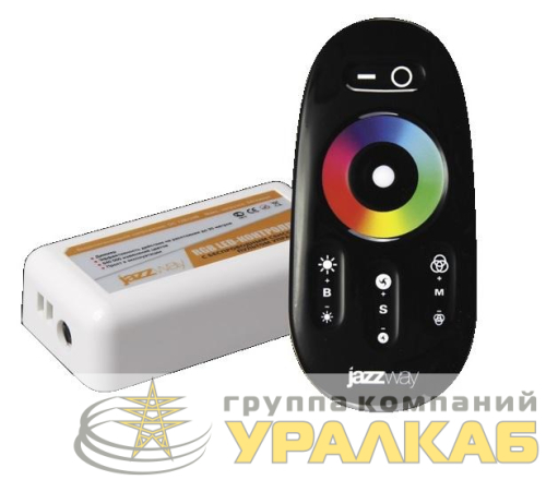 Контроллер RGB PRC-4000HF BL 12/24В 216/432Вт черн. JazzWay 