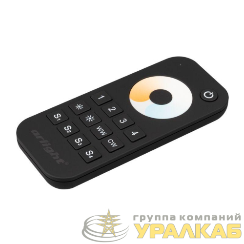 Пульт SMART-R34-MIX Black (4 зоны 2.4G) IP20 пластик Arlight 
