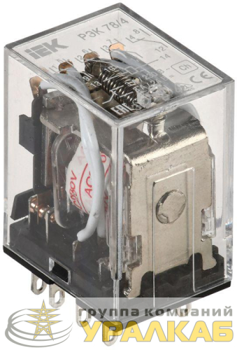 Реле РЭК 78-4 3А 220В AC IEK 