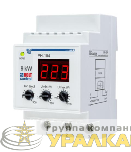 Реле напряжения РН-104 1ф НовАтек-Электро 