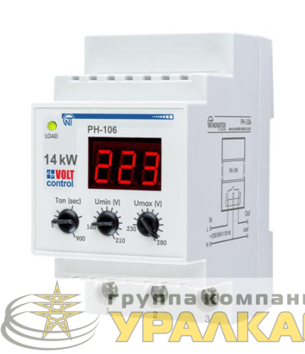 Реле напряжения РН-106 1ф НовАтек-Электро 
