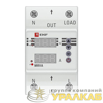 Реле напряжения и тока с дисплеем MRVA 25А PROxima EKF 