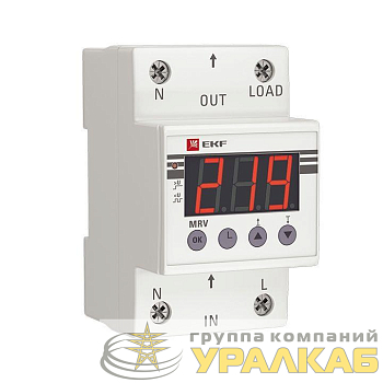 Реле напряжения с дисплеем MRV 63А PROxima EKF 