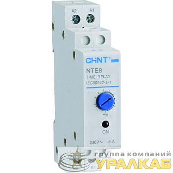 Реле времени NTE8-120B (задержка времени включения) 12-120с 1НО DC 24В (R) CHINT 