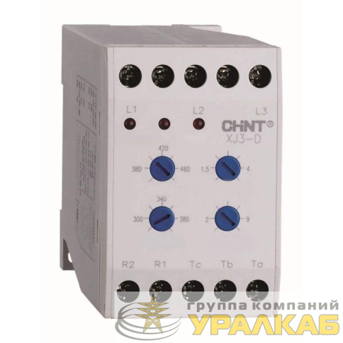 Реле контроля фаз XJ3-D AC 380В CHINT 