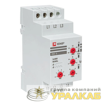 Реле контроля фаз РКФ-8 многофукц. EKF 