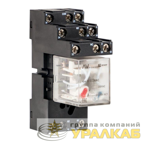 Разъем для реле РМ5 22/3 AVERES EKF 