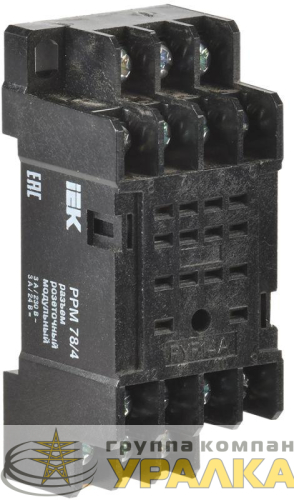 Разъем модульный РРМ78/4(PYF14A) для РЭК78/4(MY4) IEK 