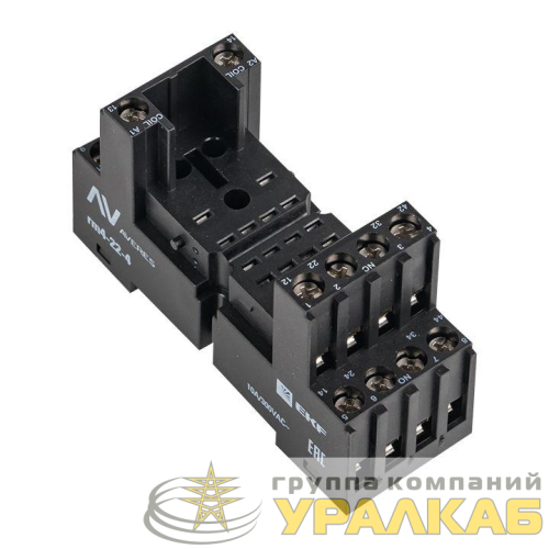 Разъем для реле РМ4 22/4 AVERES EKF 