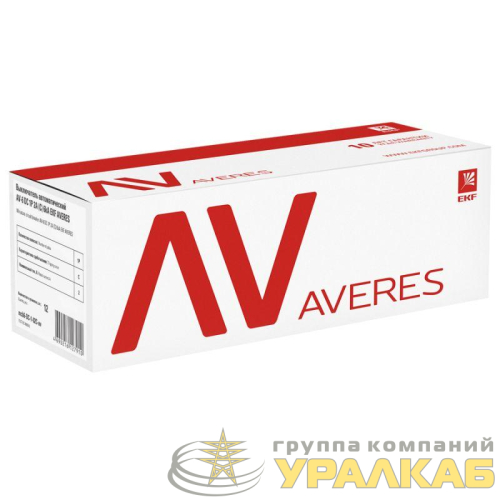Выключатель автоматический модульный 1п C 6А 6кА AV-6 AVERES EKF 