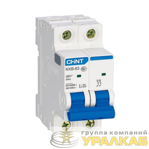 Выключатель автоматический модульный 2п C 25А 4.5кА NXB-63S (R) CHINT 