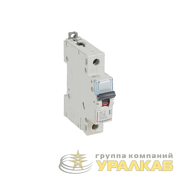 Выключатель автоматический модульный 1п C 16А 6кА DX3-E 6000 1мод. 230/400В Leg 