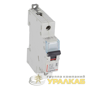 Выключатель автоматический модульный 1п C 32А 6кА DX3-E 6000 1мод. 230/400В Leg 