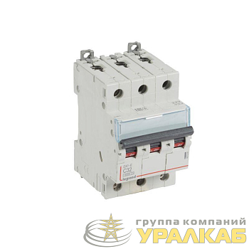 Выключатель автоматический модульный 3п C 32А 6кА DX3-E 6000 3мод. 230/400В Leg 