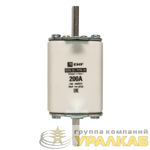 Вставка плавкая ППН-35 250/200А габарит 1 PROxima EKF 