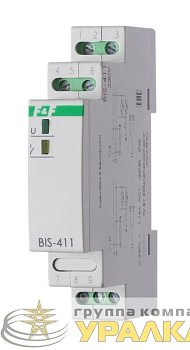 Реле импульсное BIS-411 (230В 16А 1Р монтаж на DIN-рейке 35мм) F&F 