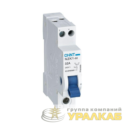 Переключатель модульный 1п 32А 3 полож. NZK1-32 (R) CHINT 