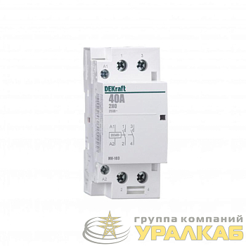 Контактор модульный МК-103 2НО 40А 230В DEKraft 