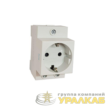 Розетка AC 30-111 с заземл. контактом на DIN-рейку (R) CHINT 