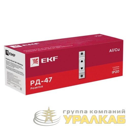 Розетка РД-47 240В на DIN-рейку PROxima EKF 